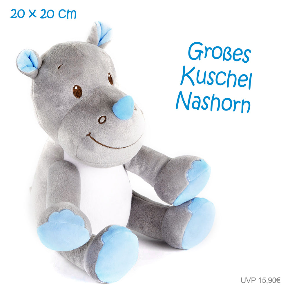 Windeltorte Kuschel Nashorn | blau