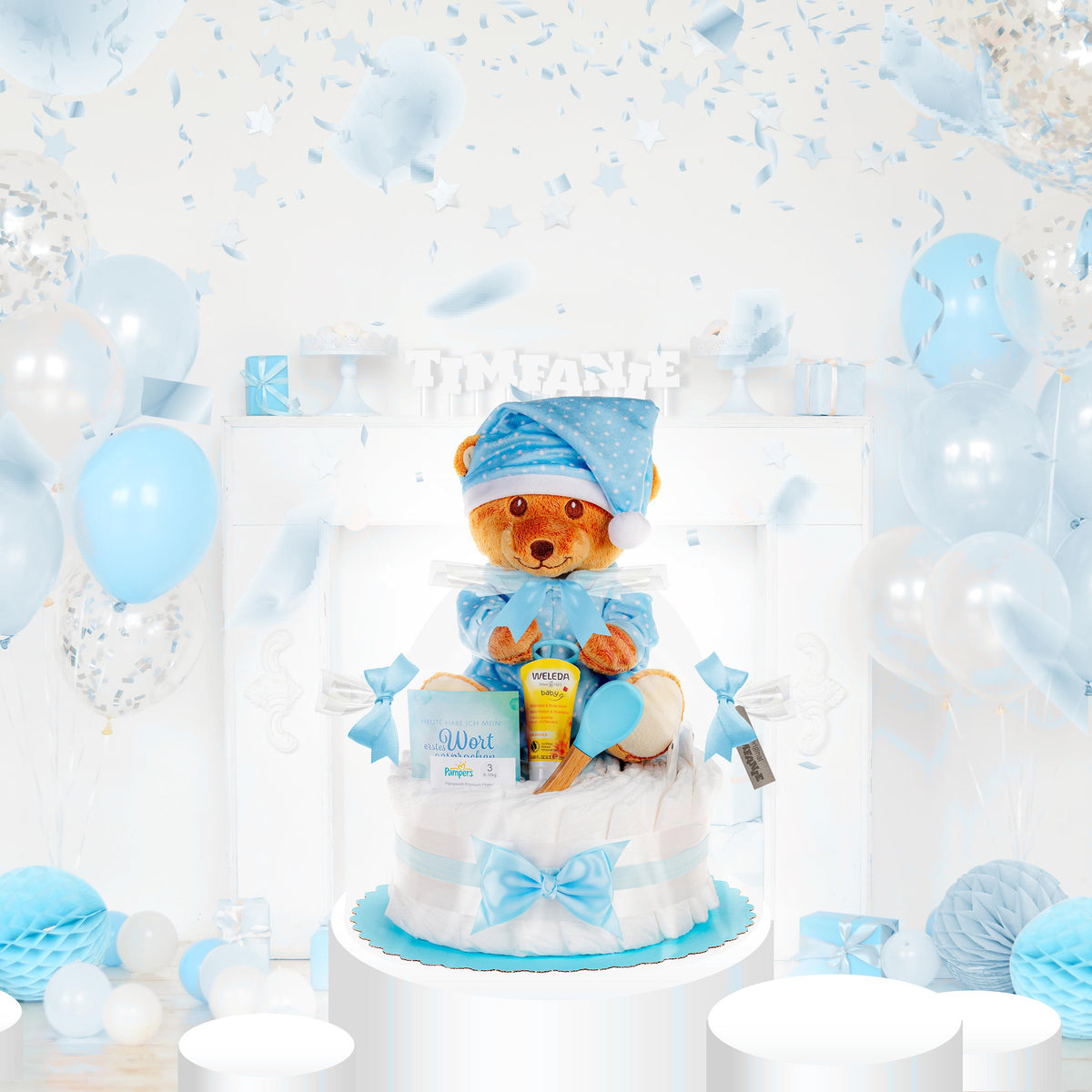 Windeltorte LiebhabBÄR | blau