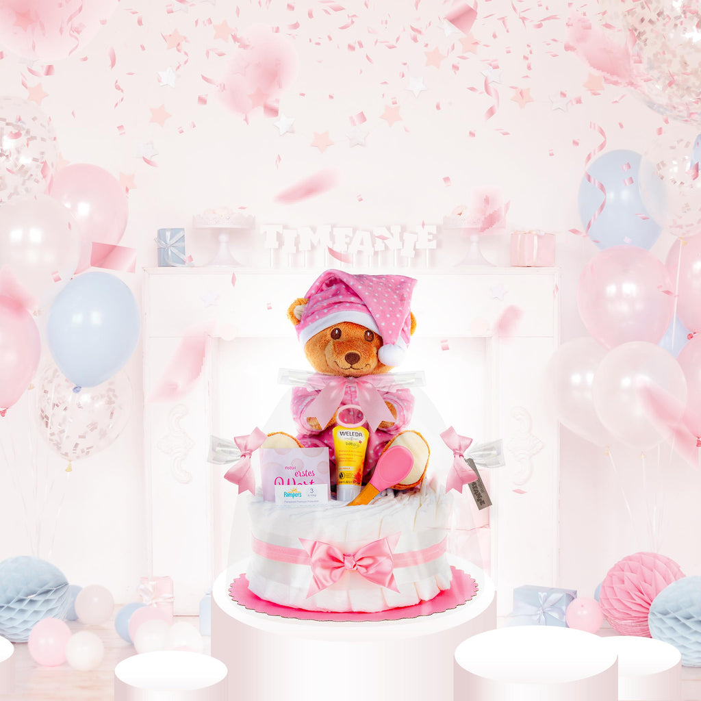 Windeltorte LiebhabBÄR | rosa
