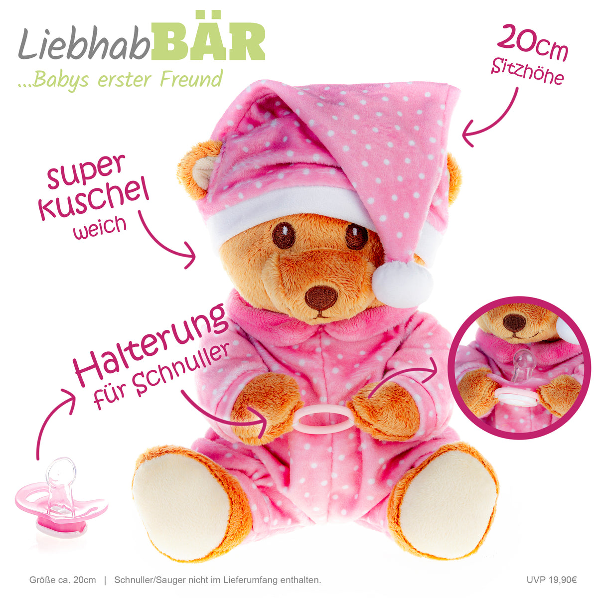 Windeltorte LiebhabBÄR | rosa