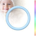 Adapter für Schnuller & Kette | Silikon O-Ring | baby-blau