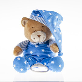 Timfanie® Baby Plüschtier Spieluhr Schlafmütze | blau