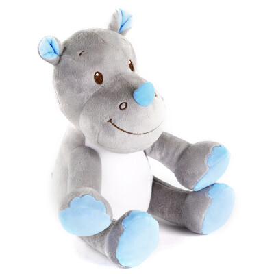 Baby Plüschtier Nashorn blau