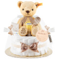 Windeltorte | Steiff My first Teddy | neutral | 0-8 Monate