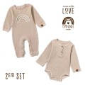 Timfanie® cuddle | Pure-One | Neugeborenen Body + Strampler Set |