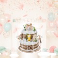 Windeltorte | Boho Baby-Cake | natur | 0-8 Monate