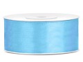 Satinband blau 25m x 25mm