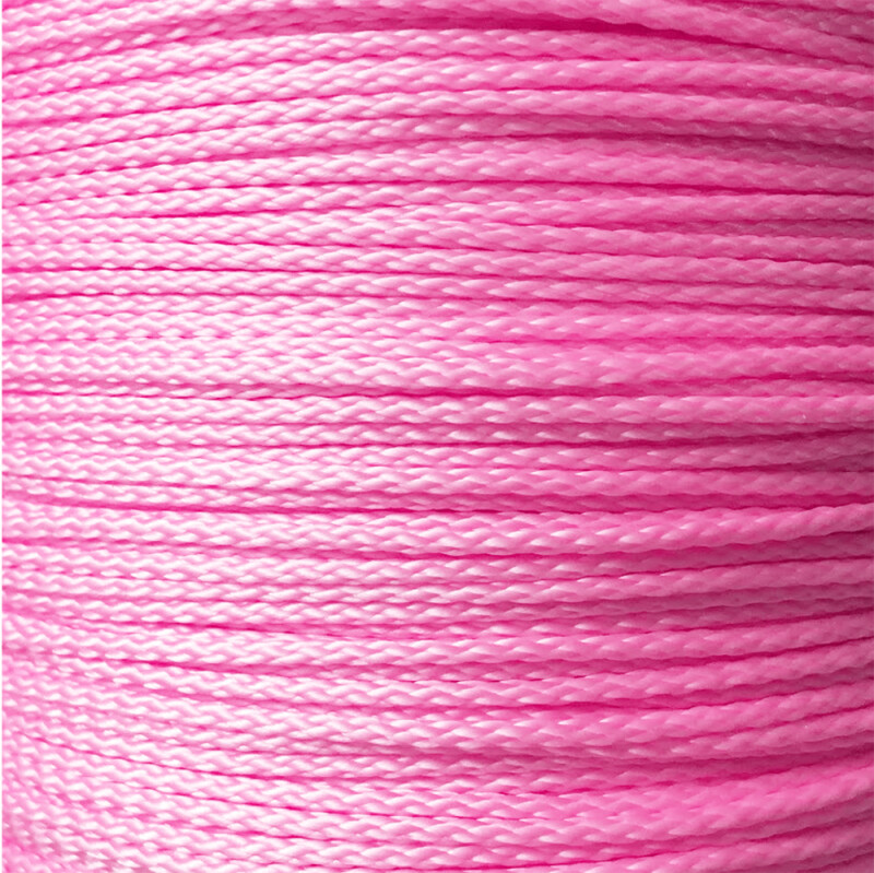 Schnullerketten PP Schnur | geflochten | 1,5 mm Ø | rosa